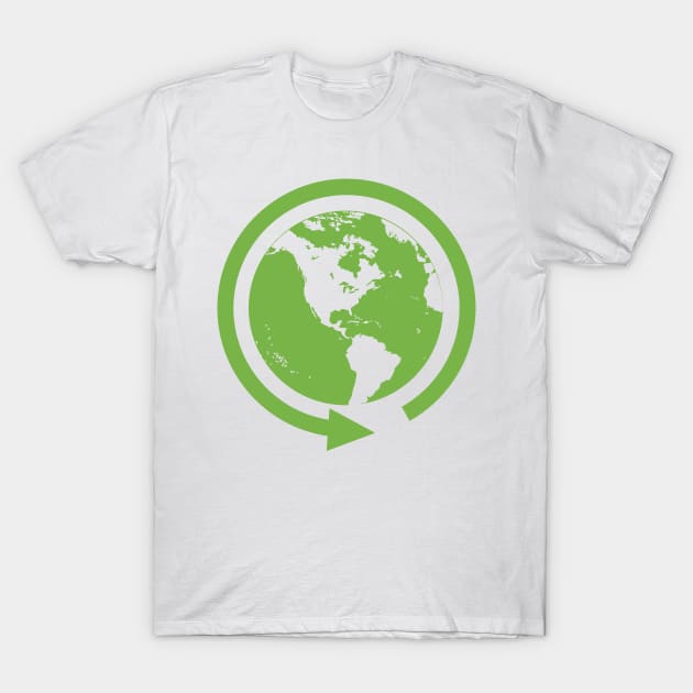 Recycling Globe T-Shirt by SWON Design